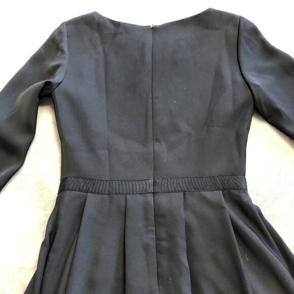 NWOT Ted Baker Shamari Metallic Embroidered Gold Filigree Bodice Flare Dress - Picture 9 of 16